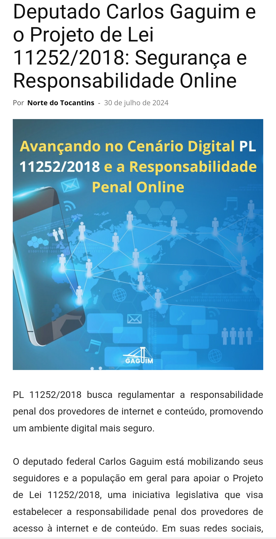 Segurança e Responsabilidade Online